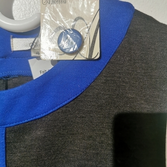 New with tags Amelia small gray blue blazer dress - Picture 7 of 12